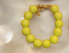 Collana Jennifer giallo lime