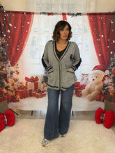 Maglione College bottoni