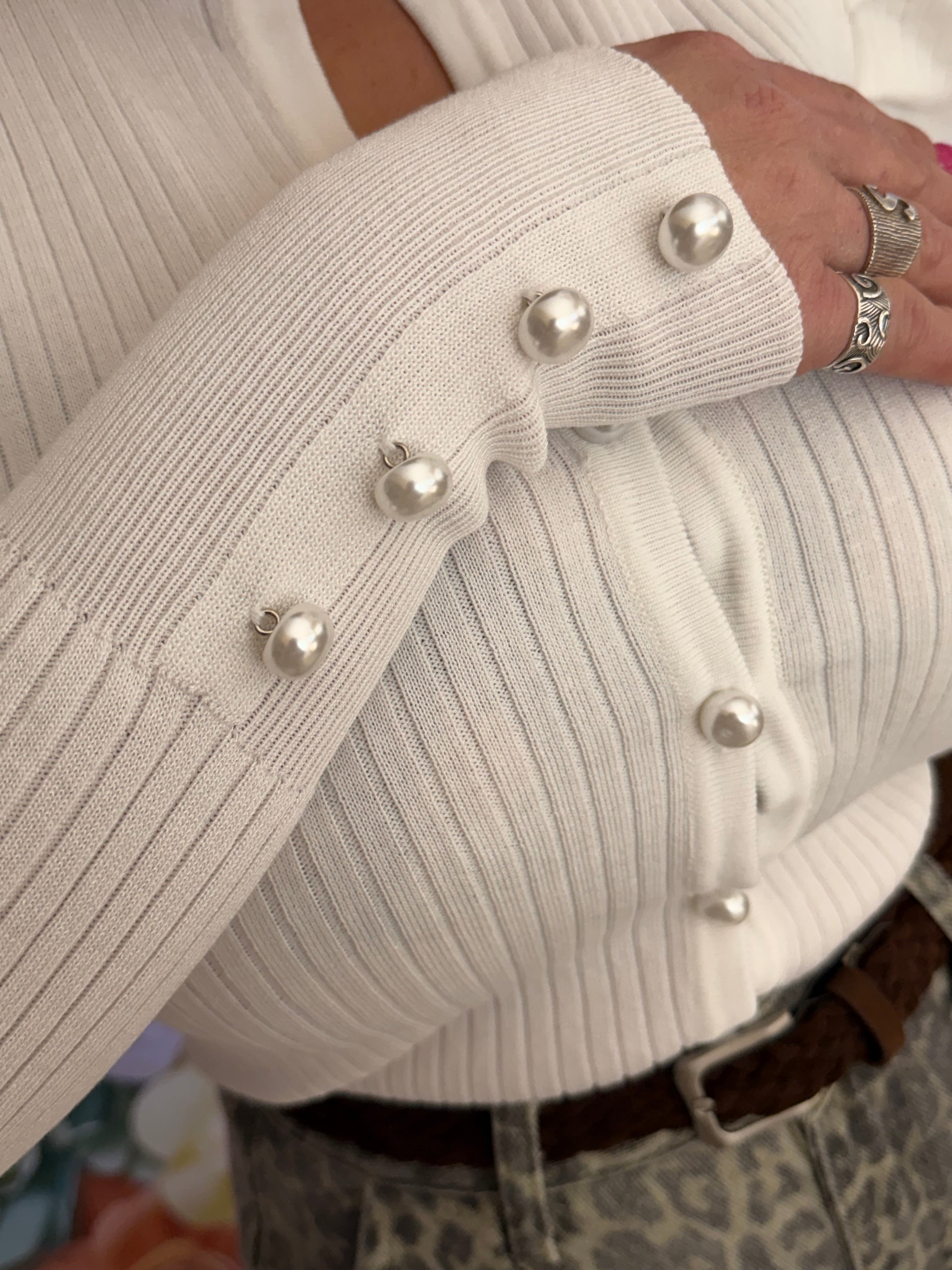 Maglia cardigan Perla