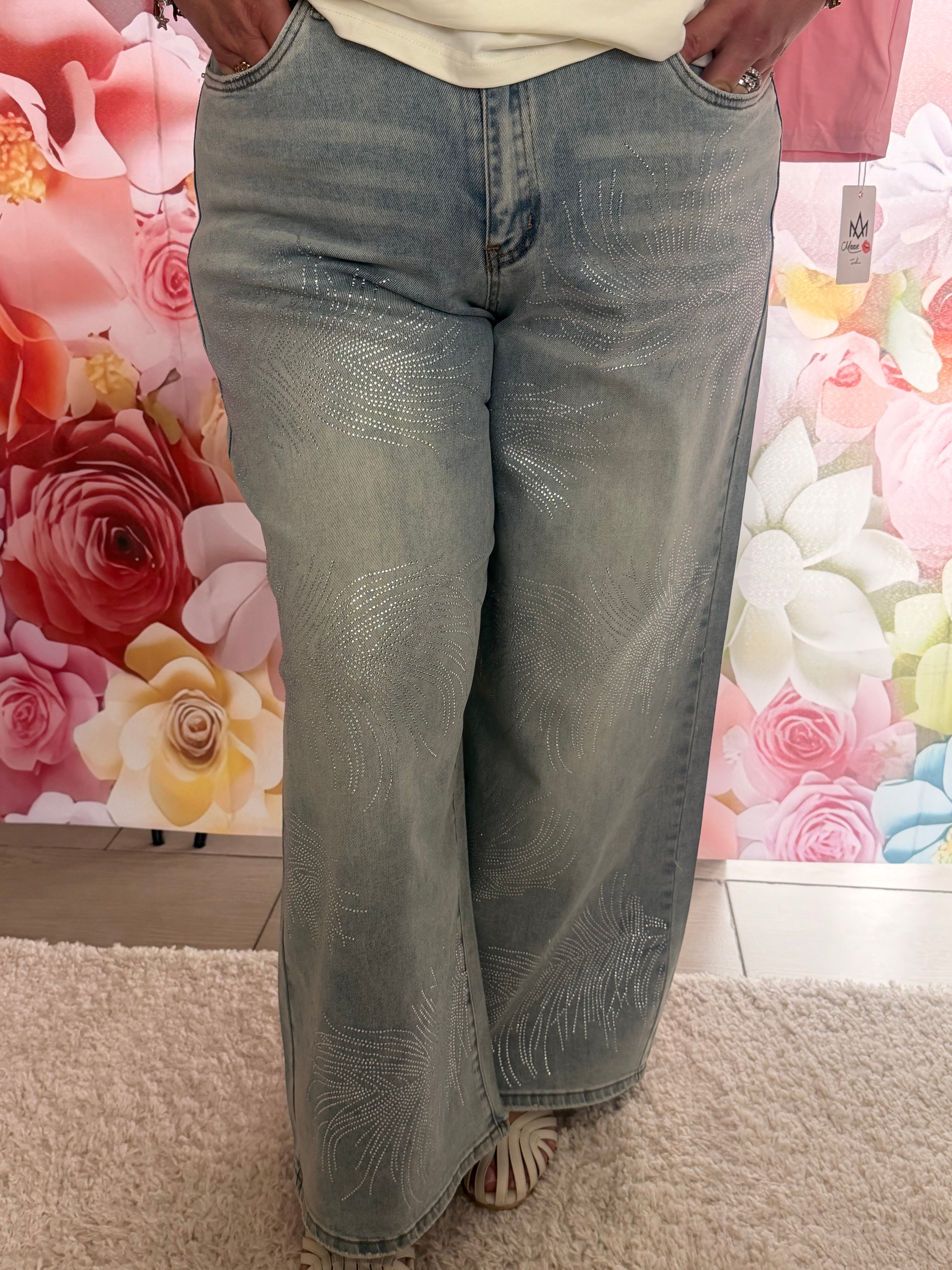 Pantalone jeans Palm curvy