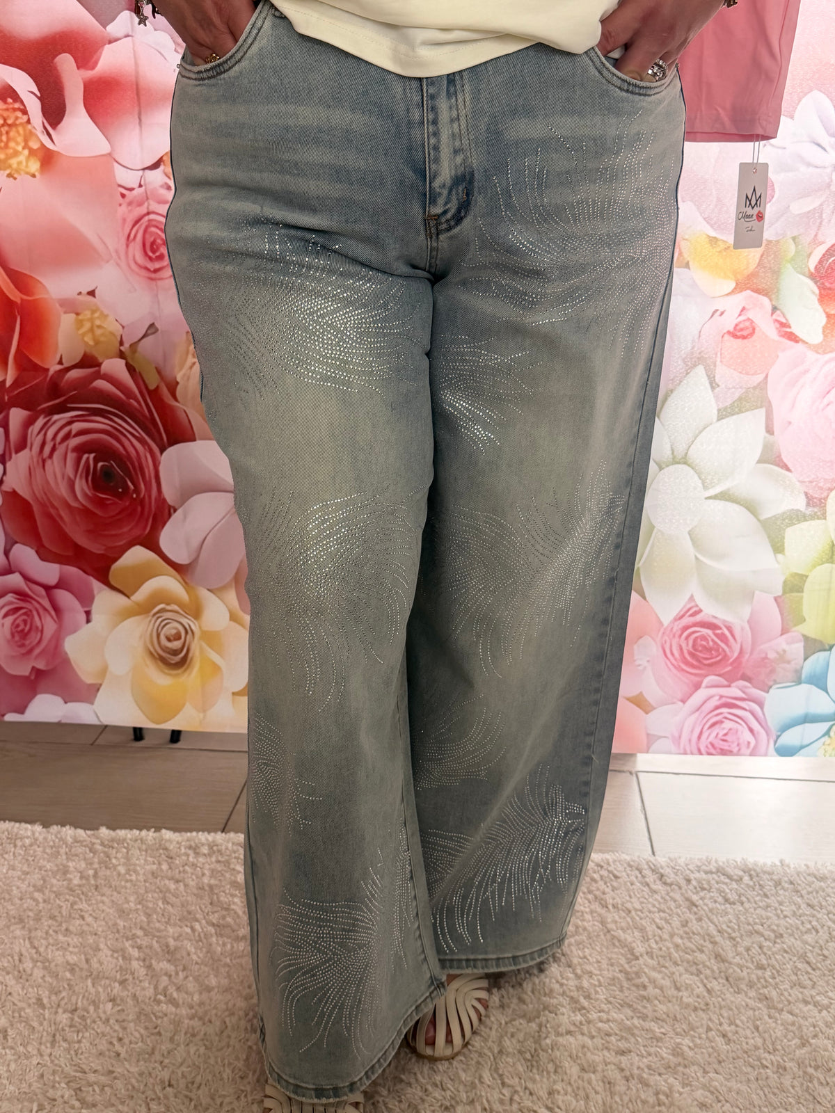 Pantalone jeans Palm curvy