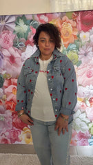Camicia jeans cuore