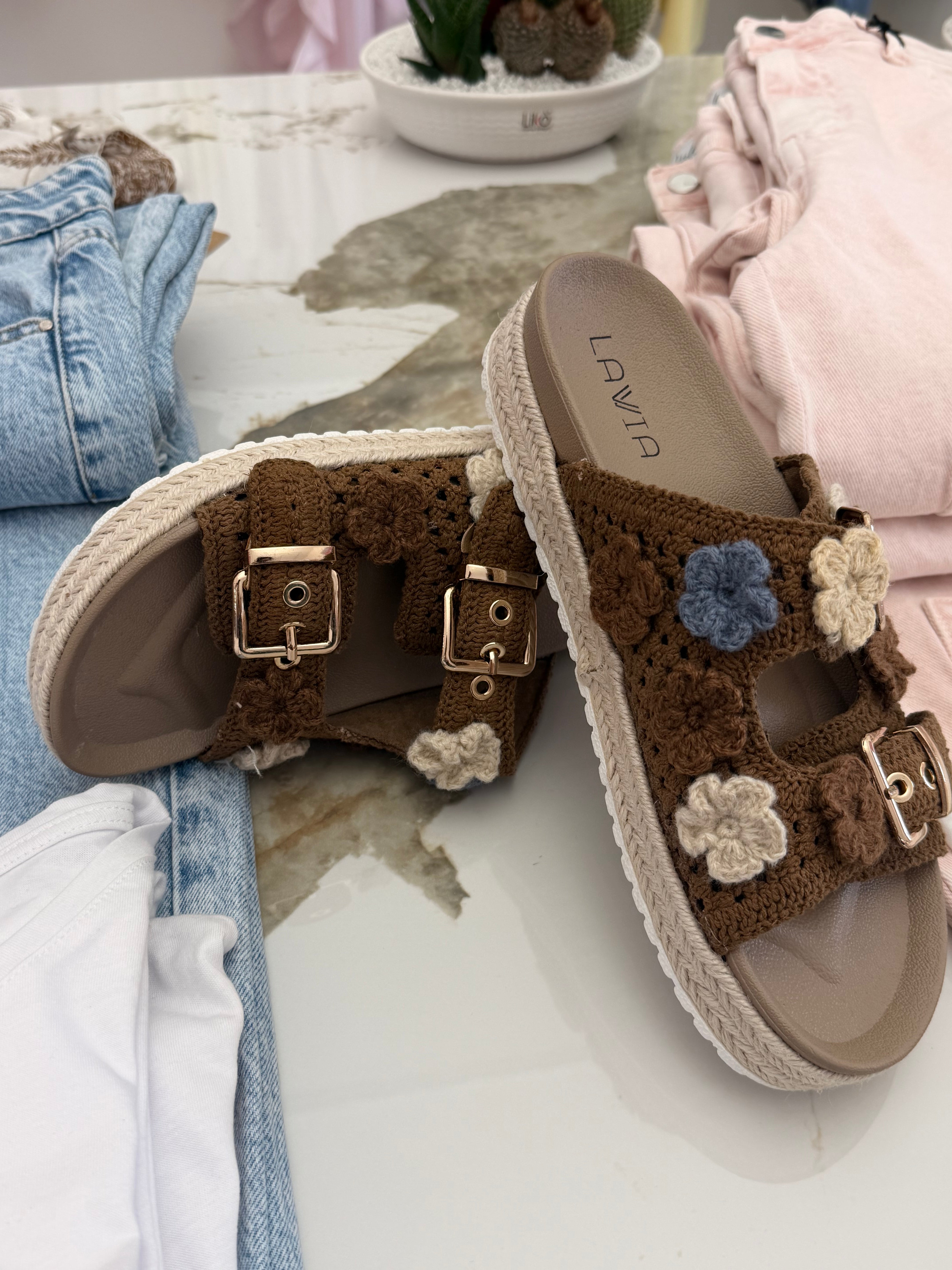 Scarpe uncinetto