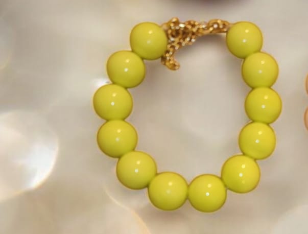 Collana Jennifer giallo lime
